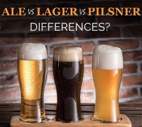 pilsner vs pale ale|difference between lager and pilsner.